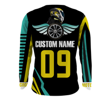 Load image into Gallery viewer, Personalized Motocross Jersey UPF30+ UV Protect, Off-Road Dirt Bike Racing Motorcycle Biker Shirt| NMS266