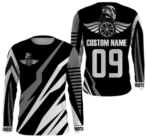 Personalized Motocross Jersey UPF30+ UV Protect, Off-Road Dirt Bike Racing Motorcycle Biker Racewear| NMS267