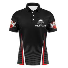 Load image into Gallery viewer, Personalized Flame Bowling Shirt for Men, Custom Team&#39;s Name Bowling Lovers Vintage Bowler Jersey NBP125