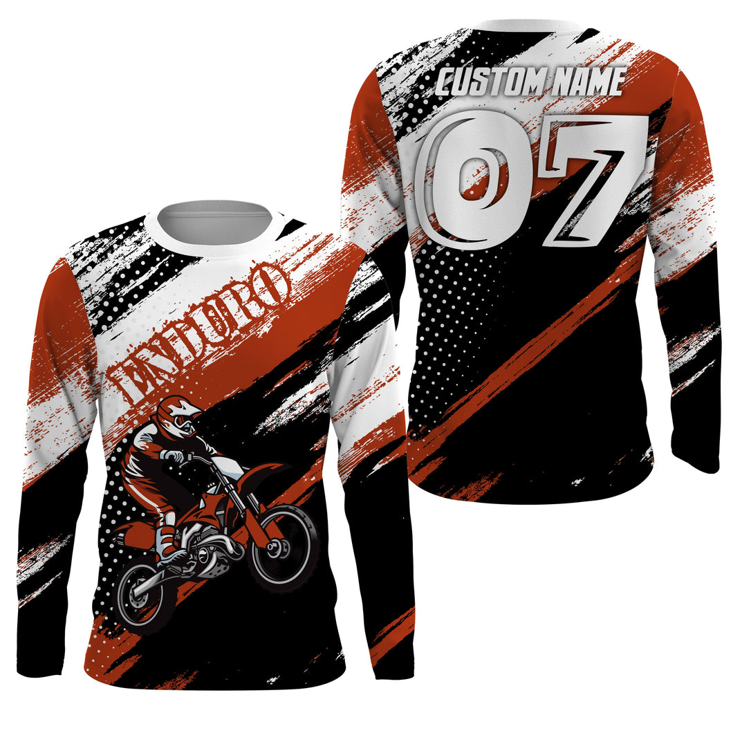 Personalized Enduro Jersey UPF30+ Extreme Off-road Motocross Adult&Kid Enduro Dirt Bike Racing| NMS698