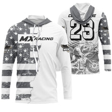 Load image into Gallery viewer, Personalized Patriotic MX Racing Jersey UPF30+ US Motocross Riding American Off-Road Adult&amp;Kid Jersey| NMS742