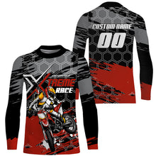 Load image into Gallery viewer, Personalized Xtreme Motocross Jersey Youth Men UPF30+ Dirt Bike Shirt MX Racing Off-road Riding NMS1412