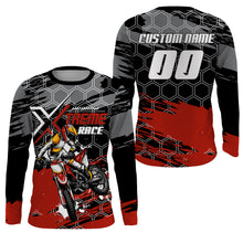 Load image into Gallery viewer, Personalized Xtreme Motocross Jersey Youth Men UPF30+ Dirt Bike Shirt MX Racing Off-road Riding NMS1412