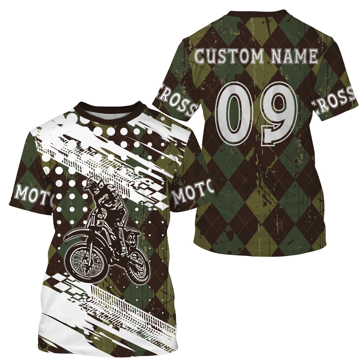 Personalized Motocross Jersey UPF30+ Kid&Adult Custom Dirt Bike Racing Shirt Off-road Motorcycle| NMS614