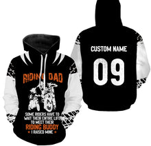 Load image into Gallery viewer, Riding Dad Personalized Riding Jersey Motocross Dirt Bike Dad Biker MX Racing Dad Motorcycle| NMS534