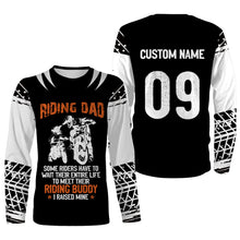 Load image into Gallery viewer, Riding Dad Personalized Riding Jersey Motocross Dirt Bike Dad Biker MX Racing Dad Motorcycle| NMS534