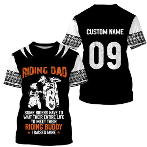 Riding Dad Personalized Riding Jersey Motocross Dirt Bike Dad Biker MX Racing Dad Motorcycle| NMS534