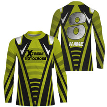 Load image into Gallery viewer, Personalized Xtreme Motocross Jersey UPF30+, Motorcycle Dirt Bike Racing Off-Road Riders Racewear| NMS428