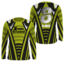 Load image into Gallery viewer, Personalized Xtreme Motocross Jersey UPF30+, Motorcycle Dirt Bike Racing Off-Road Riders Racewear| NMS428