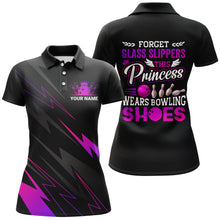 Load image into Gallery viewer, Polo Bowling Shirt for Women, Personalized Bowling Girl Jersey Short Sleeve, Gift for Female Bowler NBP141