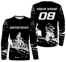 Load image into Gallery viewer, Motocross Personalized Jersey Kid Adult Long Sleeves, Dirt Bike Racing Off-road Riders Racewear| NMS330