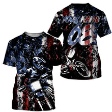 Load image into Gallery viewer, Patriotic MX Jersey Personalized UPF30+ Motocross Racing American Biker Motorcycle US Adult&amp;Kid Jersey| NMS717