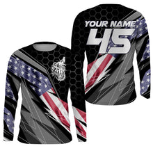 Load image into Gallery viewer, Personalized Hard Enduro Jersey UPF30+ Patriotic Enduro Racing Shirt American Dirt Bike Adult&amp;Kid Jersey| NMS732