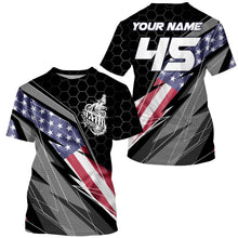 Load image into Gallery viewer, Personalized Hard Enduro Jersey UPF30+ Patriotic Enduro Racing Shirt American Dirt Bike Adult&amp;Kid Jersey| NMS732