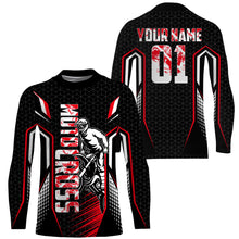 Load image into Gallery viewer, Personalized Motocross Jersey Youth Men UPF30+ Dirt Bike Shirt MX Racing Off-road Extreme NMS1411