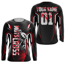 Load image into Gallery viewer, Personalized Motocross Jersey Youth Men UPF30+ Dirt Bike Shirt MX Racing Off-road Extreme NMS1411