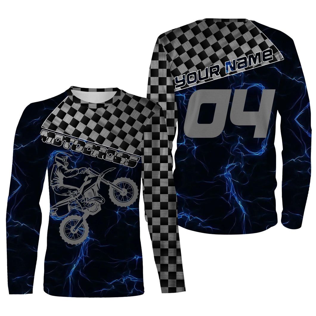 Personalized Motocross Jersey Racing Flag Riding Shirt Off-road Dirt Bike Motorcycle Riders| NMS507