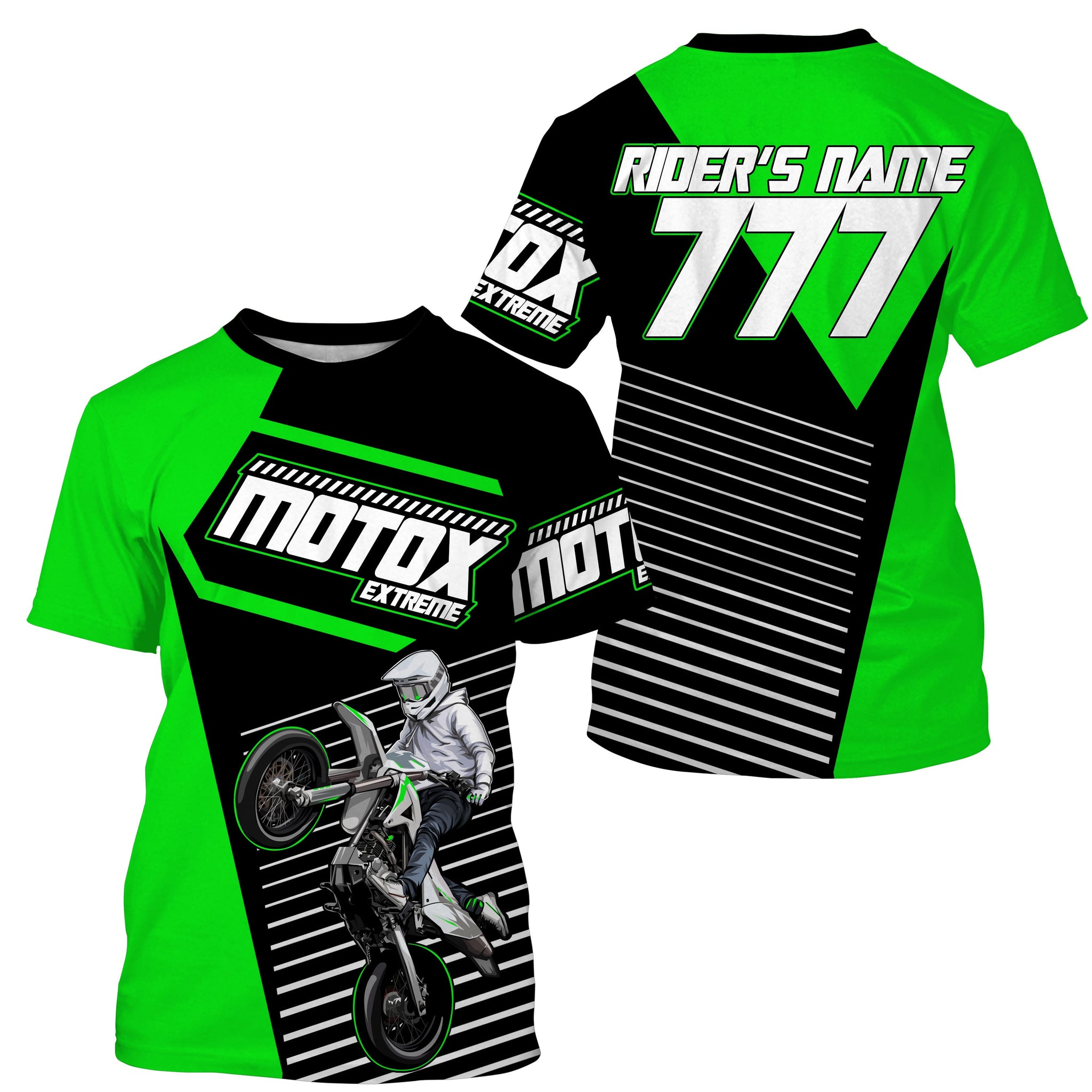  Custom Motocross Jersey MX Racing UPF30+ Dirt Bike Number Name  Adult&Kid Off-Road Motorcycle Shirt