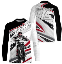 Load image into Gallery viewer, Personalized Racing Jersey UV Protect, UPF 30+ Dirt Bike Long Sleeves Riders Motocross Racewear| NMS372