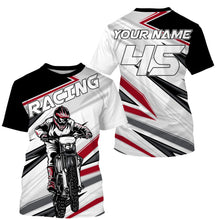 Load image into Gallery viewer, Personalized Racing Jersey UV Protect, UPF 30+ Dirt Bike Long Sleeves Riders Motocross Racewear| NMS372