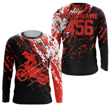 Load image into Gallery viewer, Red MX Racing Jersey UPF30+ Kid Men Women Motocross Shirt Dirt Bike Off-road Riding Jersey NMS1455