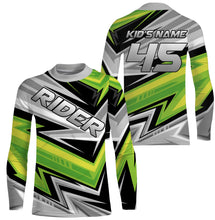 Load image into Gallery viewer, Personalized Riding Jersey UPF30+ UV Protect Long Sleeves, Motocross Dirt Bike Motorcycle Racewear| NMS396
