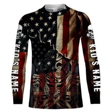 Load image into Gallery viewer, Supercross Riding Jersey Personalized American Patriotic Motorcycle Off-Road Dirt Bike Racing| NMS535