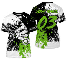 Load image into Gallery viewer, Personalized Supercross Jersey Custom Number Motorcycle Riding Shirt Off-Road Rider Dirt Bike Racing| NMS543