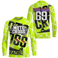 Load image into Gallery viewer, Motocross Racing Jersey Personalized  UPF30+, Motorcycle Dirt Bike Racing Off-Road Riders Racewear| NMS432