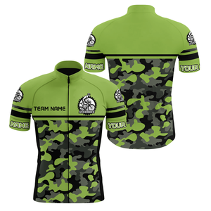 Camouflage Mens Womens Cycling Jersey Personalized Road Bike Bicycle Shirt Biking Riders NMS862