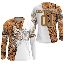 Load image into Gallery viewer, Kid&amp;Adult Dirtbike racing jersey UPF30+ custom motocross off-road dirt track motorcycle racewear| NMS931