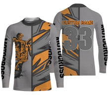 Load image into Gallery viewer, Personalized Motocross Jersey UPF30+ for Kid&amp;Adult Riders Dirt Bike Racing Off-road Motorcycle Racewear| NMS620