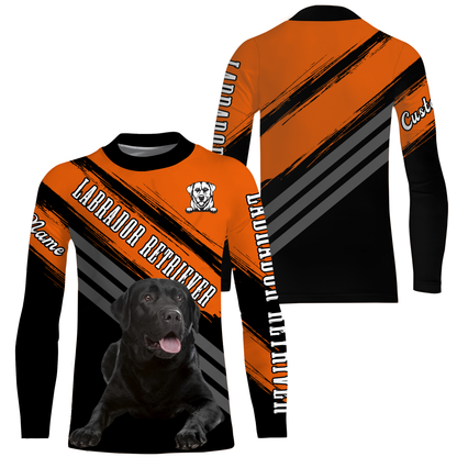 Black Labrador Retriever Hoodie 3D Full Printing| Custom Shirt for Black Labrador Owner Black Lab| JTSD364
