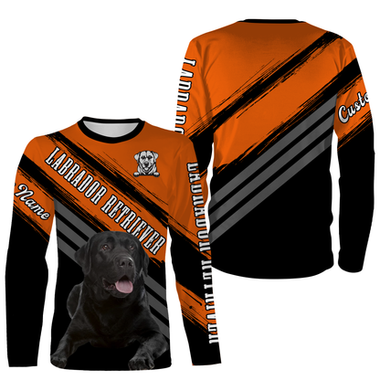 Black Labrador Retriever Hoodie 3D Full Printing| Custom Shirt for Black Labrador Owner Black Lab| JTSD364