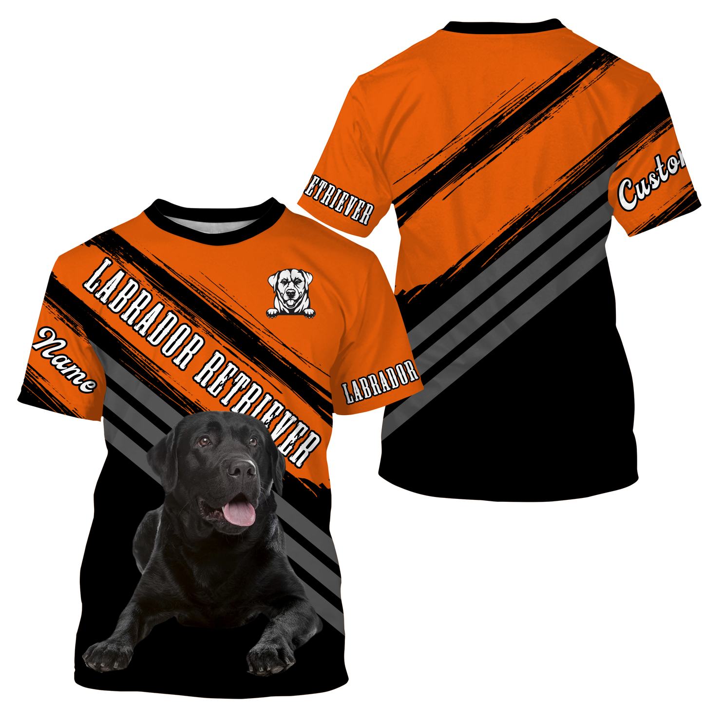 Black Labrador Retriever Hoodie 3D Full Printing| Custom Shirt for Black Labrador Owner Black Lab| JTSD364