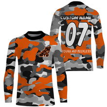 Load image into Gallery viewer, Customize Cycling Jersey, Camouflage Bike Top, Mountain Bike MTB Racing Shirts UV Protection UPF 30+| JTS476