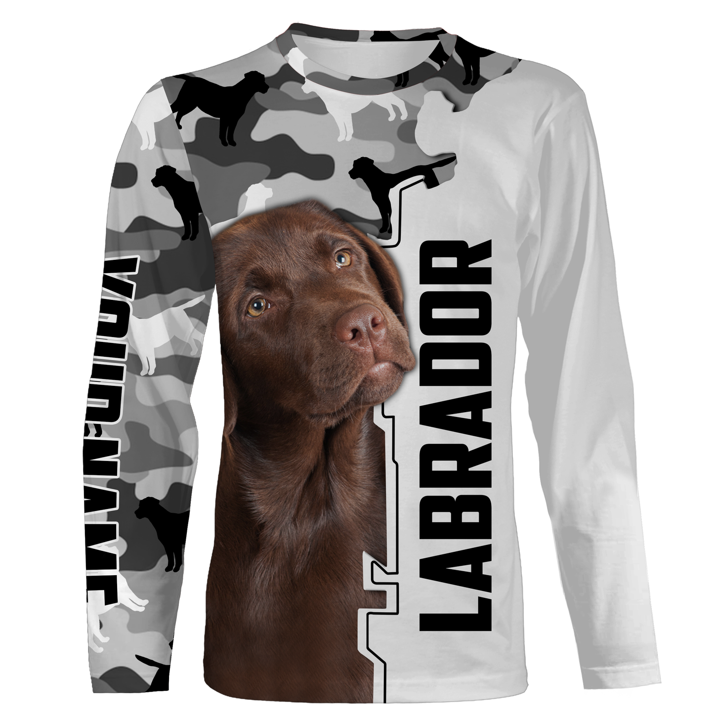 Chocolate Labrador Retriever Shirt| Custom All Over Print Chocolate Labrador Owner Shirt Lab Owner| JTSD349