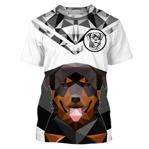 Rottweiler Dog 3D T-shirt Long Sleeve Hoodie| Unisex Novelty Cool Shirt Dog Lover Gift| JTSD231