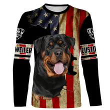 Load image into Gallery viewer, American Flag Rottweiler 3D All Over Print Clothes| Custom Rottweiler Lover Shirt Dog Lover Gift| JTSD217