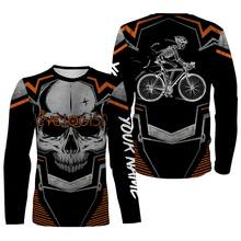 Load image into Gallery viewer, Skull Mountain Biking Jersey, MTB Jersey, Personalized Shirt for Cyclist, Biker Rider, Racing Cycling| JTS436