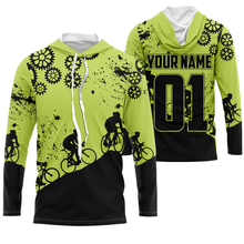 Load image into Gallery viewer, Mountain Bike Racing Shirts| Custom Cycling Jersey, MTB Bicycle Off-road Shirts UV Protection UPF 30+| JTS475