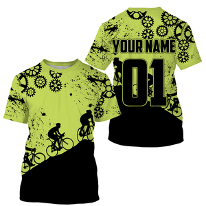 Mountain Bike Racing Shirts| Custom Cycling Jersey, MTB Bicycle Off-road Shirts UV Protection UPF 30+| JTS475