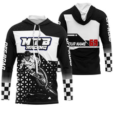 Load image into Gallery viewer, Custom Black MTB jersey Adult kid mountain bike shirts UPF30+ cycling bicycle offroad racewear| SLC46