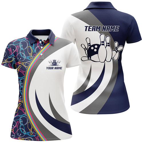 Ladies Bowling Shirt Custom Bowling Polo Shirt For Women Bowling Jersey for Team Bowling Gift BDT26