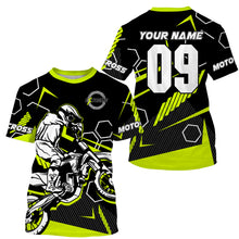 Load image into Gallery viewer, Personalized MX jersey youth men women Motocross racing shirt UPF30+ dirt bike extreme off-road PDT252