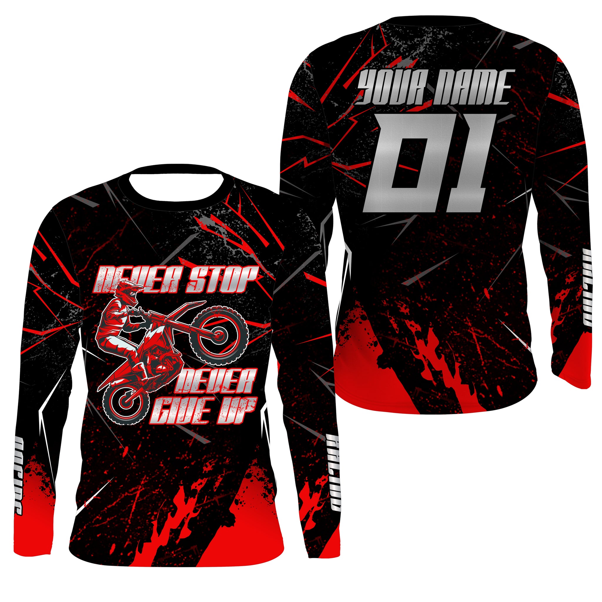 Power Up Red Semi Custom Jersey