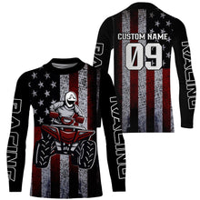 Load image into Gallery viewer, American Flag ATV Motocross Jersey UPF30+ Patriotic Quad Bike Shirt Off-Road Extreme ATV MX Racing PDT564