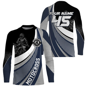 Work Less Ride More MX Jersey Men Women Kid UPF30+ Custom Dirt Bike Shirt Long Sleeve Motocross PDT474