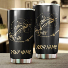 Load image into Gallery viewer, Goatfish Fishing Tumbler Cup Customize name Personalized Fishing gift for fisherman - IPH975