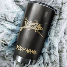 Load image into Gallery viewer, Hogfish Fishing Tumbler Cup Customize name Personalized Fishing gift for fisherman - IPH976